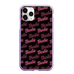 Чехол iPhone 11 Pro матовый Barbie - Барби, цвет: 3D-светло-сиреневый
