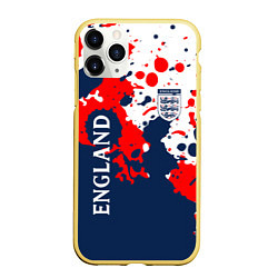 Чехол iPhone 11 Pro матовый Сборная Англии Краска