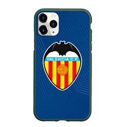 Чехол iPhone 11 Pro матовый Valencia Sport, цвет: 3D-темно-зеленый