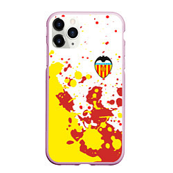 Чехол iPhone 11 Pro матовый Valencia Краска, цвет: 3D-розовый