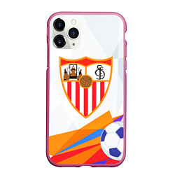 Чехол iPhone 11 Pro матовый Sevilla Абстракция, цвет: 3D-малиновый