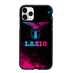 Чехол iPhone 11 Pro матовый Lazio - neon gradient