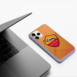 Чехол iPhone 11 Pro матовый Roma Абстракция, цвет: 3D-светло-сиреневый — фото 2