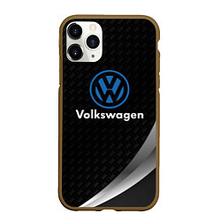 Чехол iPhone 11 Pro матовый Volkswagen абстракция