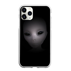 Чехол iPhone 11 Pro матовый Взгляд пришельца