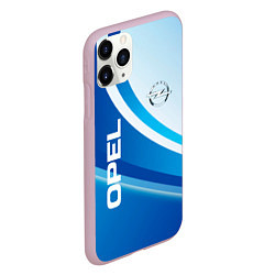 Чехол iPhone 11 Pro матовый Opel абстракция, цвет: 3D-розовый — фото 2