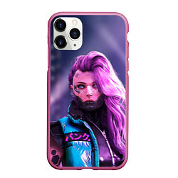 Чехол iPhone 11 Pro матовый Cyberpunk 2077 - Валери V