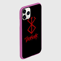 Чехол iPhone 11 Pro матовый Берсерк Клеймо Жертвы, цвет: 3D-фиолетовый — фото 2