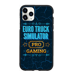 Чехол iPhone 11 Pro матовый Игра Euro Truck Simulator: pro gaming