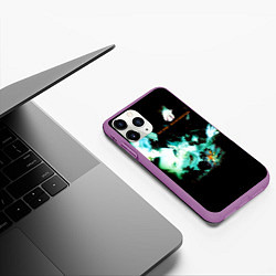 Чехол iPhone 11 Pro матовый Disintegration - The Cure, цвет: 3D-фиолетовый — фото 2