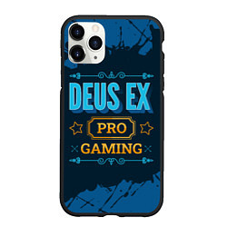 Чехол iPhone 11 Pro матовый Игра Deus Ex: pro gaming, цвет: 3D-черный