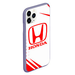 Чехол iPhone 11 Pro матовый Honda - sport, цвет: 3D-серый — фото 2