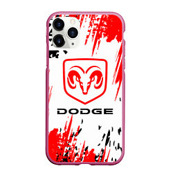 Чехол iPhone 11 Pro матовый Dodge - краска