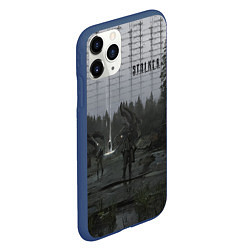Чехол iPhone 11 Pro матовый STALKER Сход Возле РЛС Дуга, цвет: 3D-тёмно-синий — фото 2