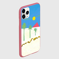 Чехол iPhone 11 Pro матовый Boys Dont Cry - The Cure, цвет: 3D-малиновый — фото 2