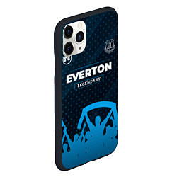 Чехол iPhone 11 Pro матовый Everton legendary форма фанатов, цвет: 3D-черный — фото 2
