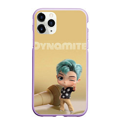 Чехол iPhone 11 Pro матовый Life is Dynamite, цвет: 3D-сиреневый