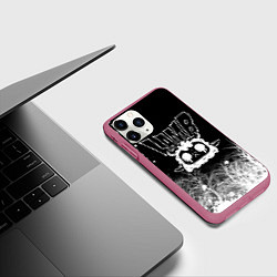 Чехол iPhone 11 Pro матовый Lamb - Cult of the lamb, цвет: 3D-малиновый — фото 2