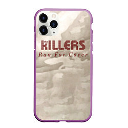 Чехол iPhone 11 Pro матовый Run For Cover Workout Mix - The Killers, цвет: 3D-фиолетовый