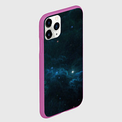 Чехол iPhone 11 Pro матовый Космическая туча, цвет: 3D-фиолетовый — фото 2