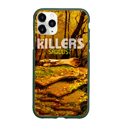 Чехол iPhone 11 Pro матовый Sawdust - The Killers, цвет: 3D-темно-зеленый