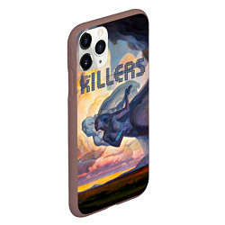 Чехол iPhone 11 Pro матовый Imploding the Mirage - The Killers, цвет: 3D-коричневый — фото 2