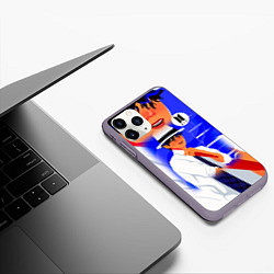 Чехол iPhone 11 Pro матовый BTS Smooth Like Butter, цвет: 3D-серый — фото 2