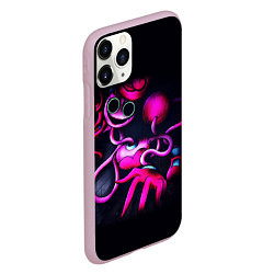 Чехол iPhone 11 Pro матовый Мамочка длинные ноги: Поппи Плейтайм, цвет: 3D-розовый — фото 2