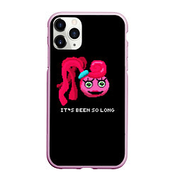 Чехол iPhone 11 Pro матовый Мамочка длинные ноги пиксель