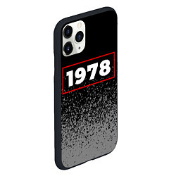 Чехол iPhone 11 Pro матовый 1978 - в красной рамке на темном, цвет: 3D-черный — фото 2