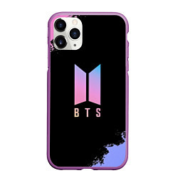 Чехол iPhone 11 Pro матовый BTS Blue And Pink