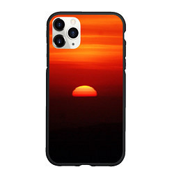 Чехол iPhone 11 Pro матовый Кавказский восход, цвет: 3D-черный