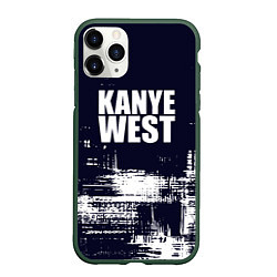 Чехол iPhone 11 Pro матовый Kanye west - краска