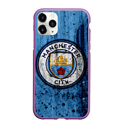 Чехол iPhone 11 Pro матовый Манчестер Сити Лого