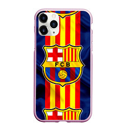 Чехол iPhone 11 Pro матовый Фк Барселона Лого