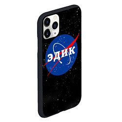 Чехол iPhone 11 Pro матовый Эдик Наса космос, цвет: 3D-черный — фото 2