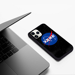 Чехол iPhone 11 Pro матовый Эдик Наса космос, цвет: 3D-черный — фото 2
