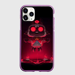 Чехол iPhone 11 Pro матовый Cult of the Lamb - Ритуал, цвет: 3D-фиолетовый