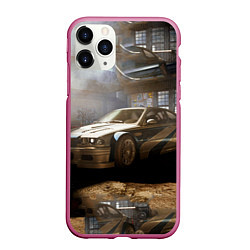 Чехол iPhone 11 Pro матовый Nfs most wanted bmw