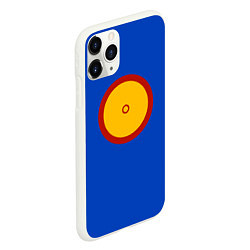 Чехол iPhone 11 Pro матовый Борцовский ковер wrestling russia, цвет: 3D-белый — фото 2