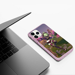 Чехол iPhone 11 Pro матовый Куки Синобу, цвет: 3D-розовый — фото 2
