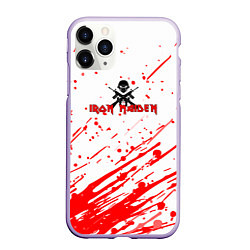 Чехол iPhone 11 Pro матовый Iron Maiden rock Senjutsu