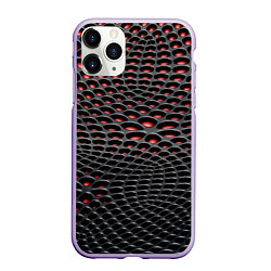 Чехол iPhone 11 Pro матовый Imitation snake skin - pattern