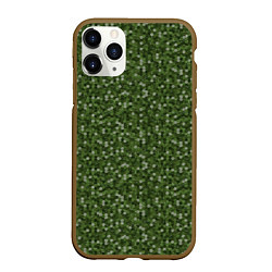 Чехол iPhone 11 Pro матовый Милитари звёздочка, цвет: 3D-коричневый