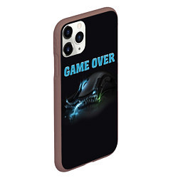 Чехол iPhone 11 Pro матовый Game over - доигрался, цвет: 3D-коричневый — фото 2