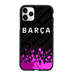 Чехол iPhone 11 Pro матовый Barcelona pro football: символ сверху, цвет: 3D-черный