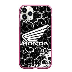 Чехол iPhone 11 Pro матовый Honda logo арт