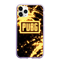 Чехол iPhone 11 Pro матовый PUBG neon