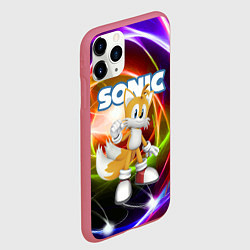 Чехол iPhone 11 Pro матовый Майлз Тейлз Прауэр - Sonic - Видеоигра, цвет: 3D-малиновый — фото 2