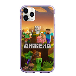 Чехол iPhone 11 Pro матовый Анжела Minecraft